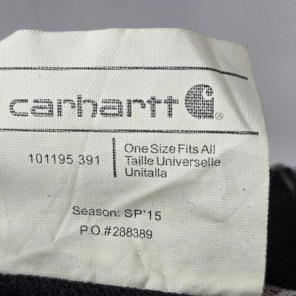 Carhartt Men‎ Trucker Hat ONE SIZE Khaki Curved Snapback Embroidered